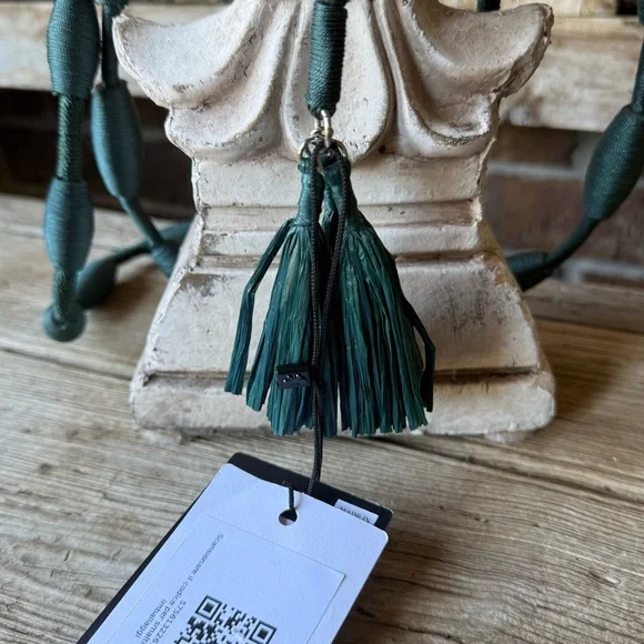 MaxMara Weekend Dark Green Layered Necklace - Picture 4 of 11